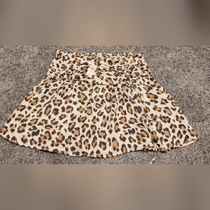 Aerie Leopard Print Mini Skirt